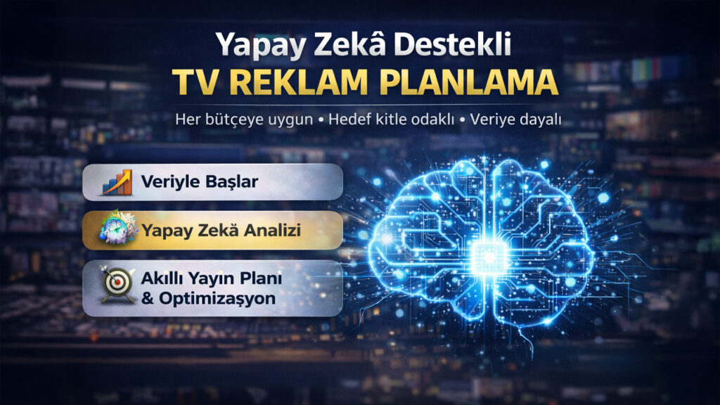 Yapay Zekâ Destekli TV Reklam Yayın Planı 1